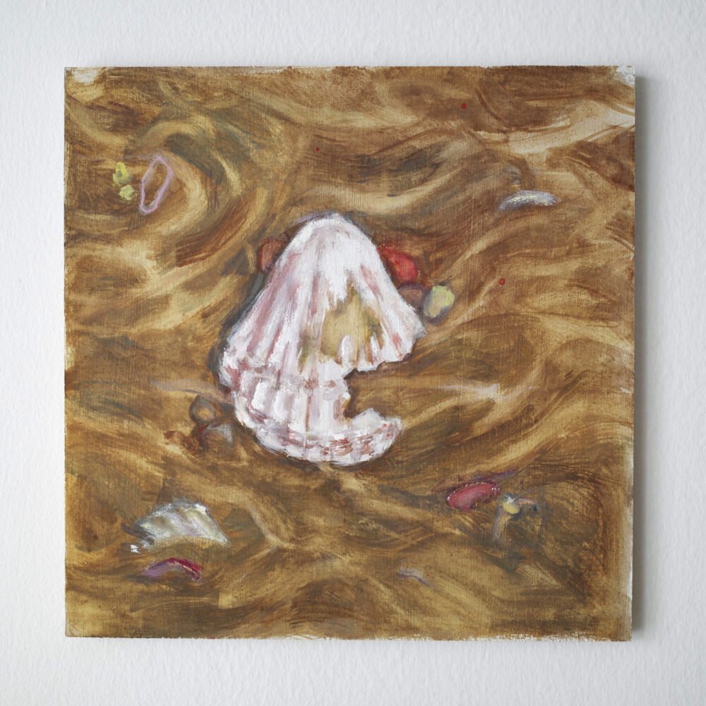 Trying to touch grass exept it's sand